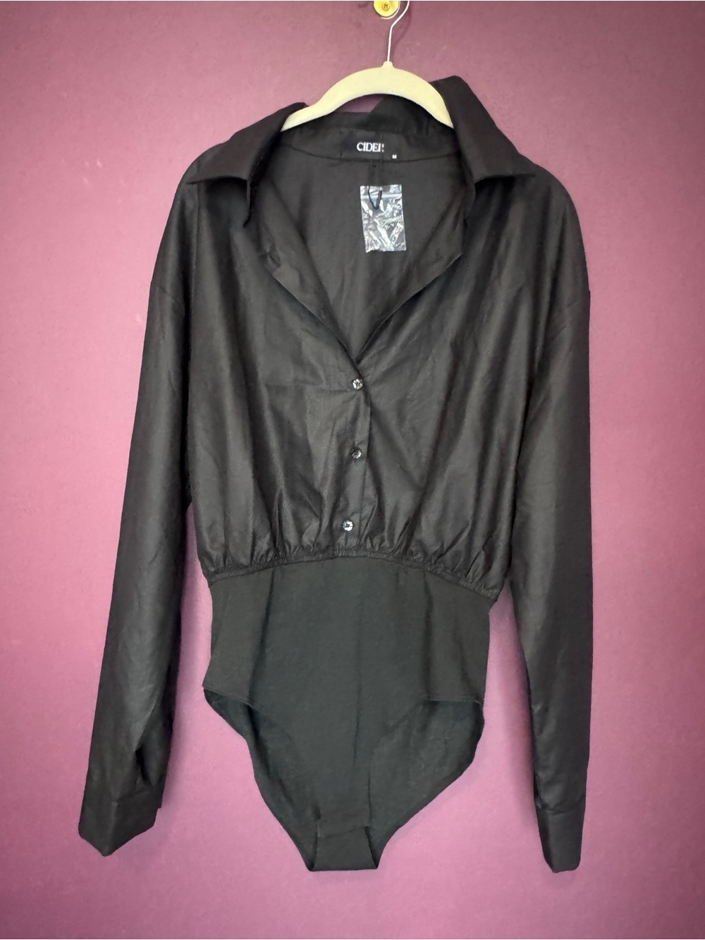 Cider Black Long sleeve bodysuit